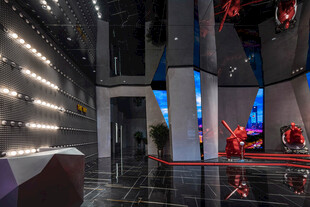 炫酷科技展厅内部场景