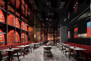 复古风中式餐厅内部空间