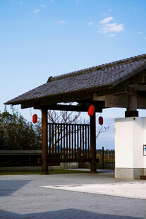 日式传统门楼景观