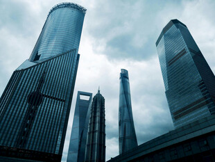 都市摩天大楼景观