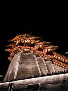 古城楼夜景