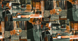 印花数码印花面料花型