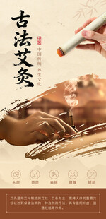  艾灸海报