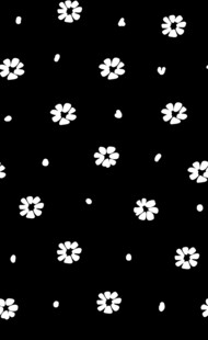黑白小花图案背景