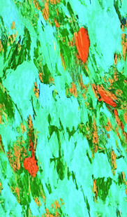 抽象多彩植物纹理图案