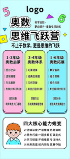 奥数学习展架