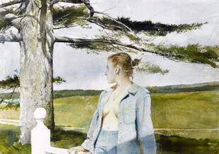 户外女子倚树的静谧时刻