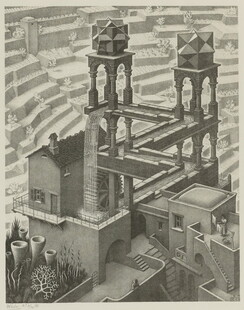 复古建筑场景插画