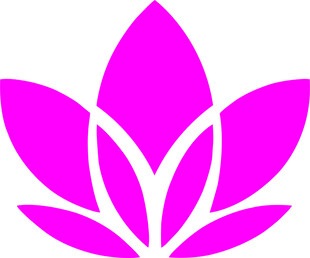 粉色莲花标志图案