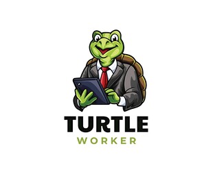 乌龟上班族形象设计