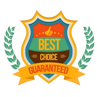 最佳选择保障徽章图标