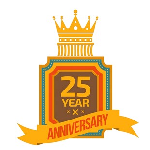 25周年纪念标志