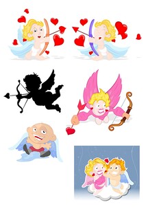 可爱丘比特天使插画集