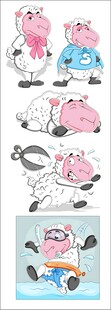 卡通小猪设计素材集合