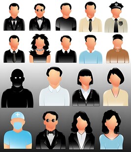 多样职业人物形象展示