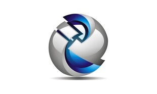 现代风格环形抽象logo设计