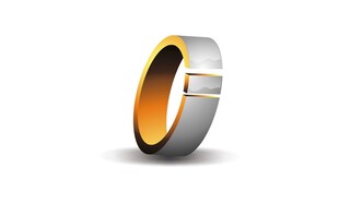 金属质感字母G标志设计