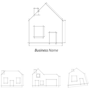 简约房屋设计草图示例