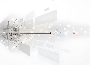 科技感未来线条抽象画面