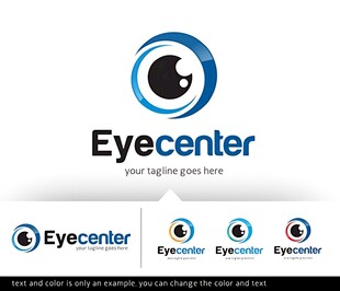 Eyecenter眼科标志设计
