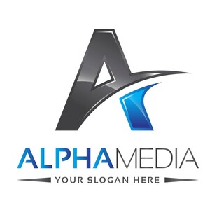 Media字母A标志设计