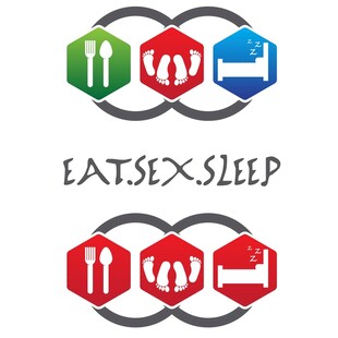 饮食睡眠主题图标设计