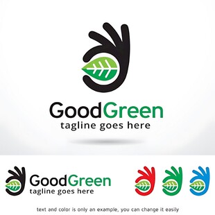 GoodGreen品牌标志设计