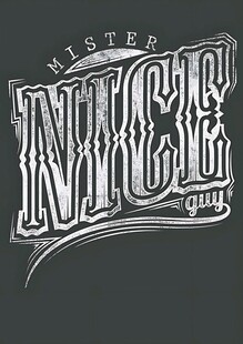 复古风格NICE艺术字体