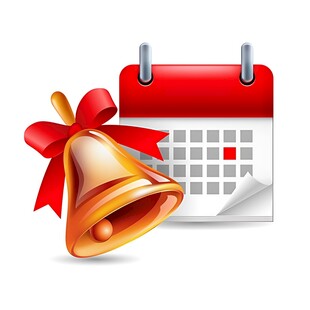 铃铛与日历提醒图标