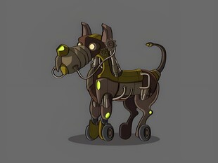 机械狗模型展示