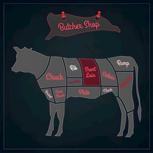 牛肉部位图