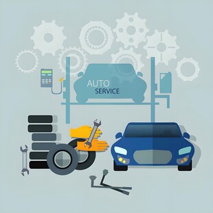汽车维修服务场景展示