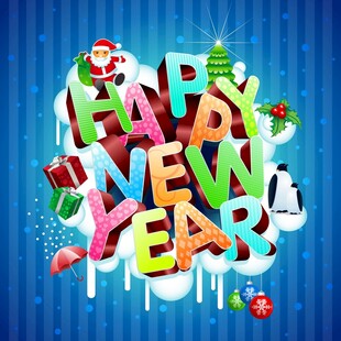 新年欢乐装饰