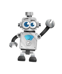 可爱机器人摆帅气姿势