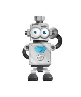 可爱机器人造型展示