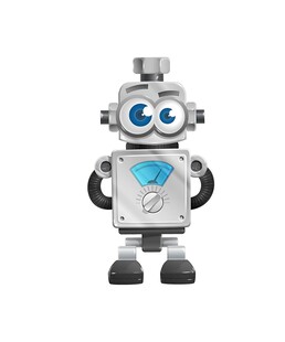 可爱机器人模型