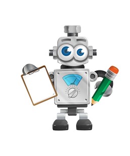 持笔机器人记录信息