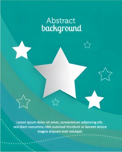 星形抽象背景图