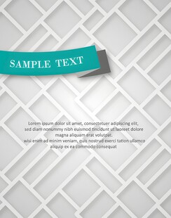 简约几何背景蓝色标签