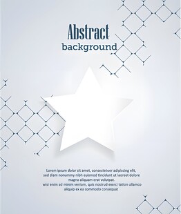 白色星形抽象背景图