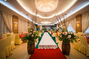 浪漫婚礼室内布置场景