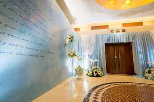 优雅婚礼大厅室内布置