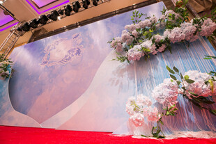 浪漫婚礼背景装饰布置