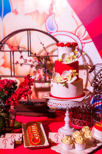 圣诞主题精美甜品布置