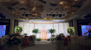 浪漫婚礼现场布置