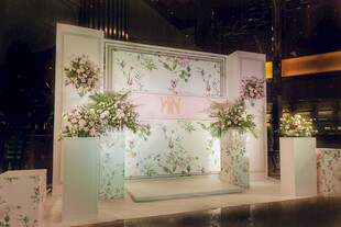 清新淡雅婚礼舞台布置