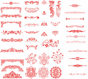 花边 边框  中式 简约中国风