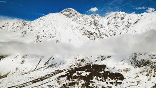 壮丽雪山美景
