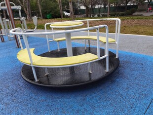 户外儿童旋转游乐设施