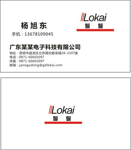 广东龙凯电子科技公司名片